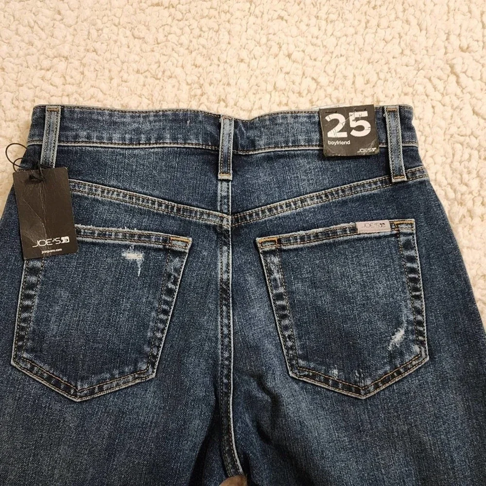 Joe's JeansWomen's Blue Mid Rise Distressed Jeans size 25 new!!‎